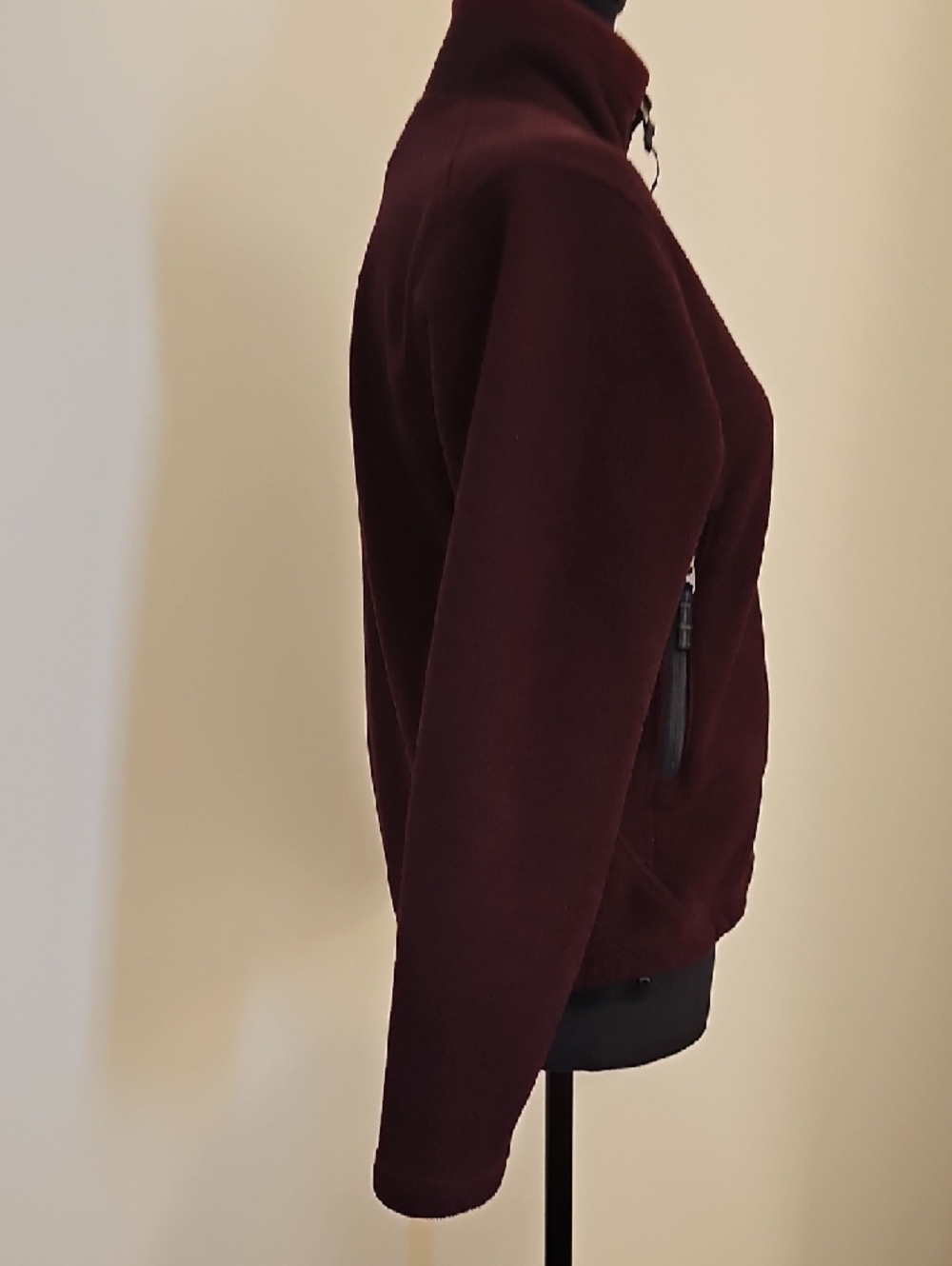 Vintage REI Women's Burgundy Full-Zip Polertec Jacket - Picture 7 of 16